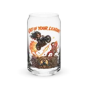 Out Of Your League 16oz Can Glass