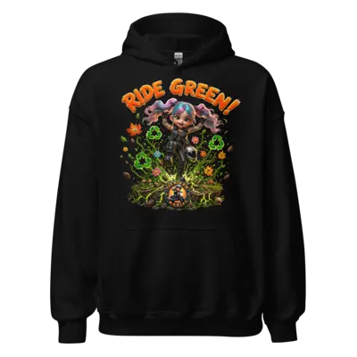 Harper Ride Green Hoodie