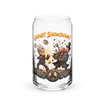 Gadget Showdown 16oz Can Glass