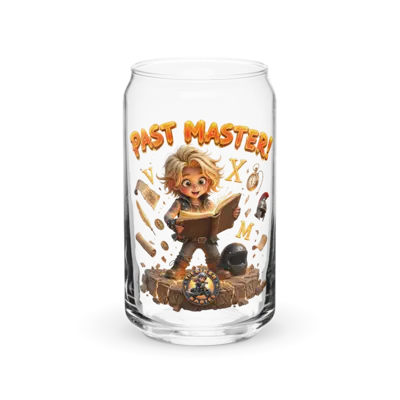 Wyatt Past Master 16oz Can Glass