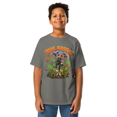 Harper Ride Green Kids T-Shirt