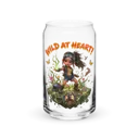 Leilani Wild At Heart 16oz Can Glass