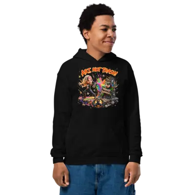 Art Not Trash Kids Hoodie