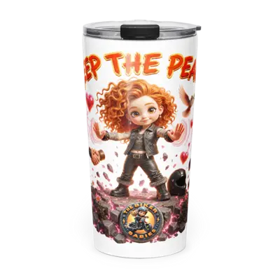 Cinnamon Keep The Peace 20oz Tumbler