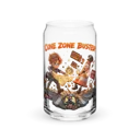 Cone Zone Busted 16oz Can Glass