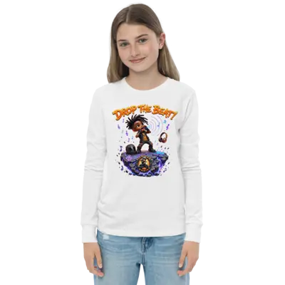 Kofi Drop The Beat Kids Long Sleeve