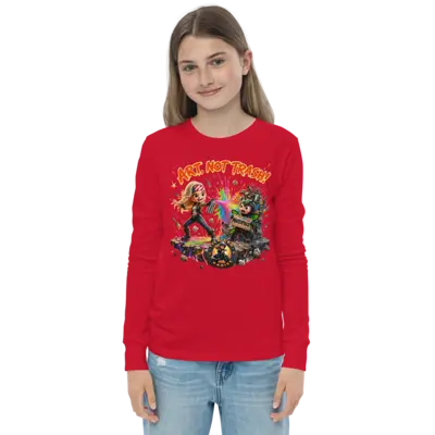 Art Not Trash Kids Long Sleeve