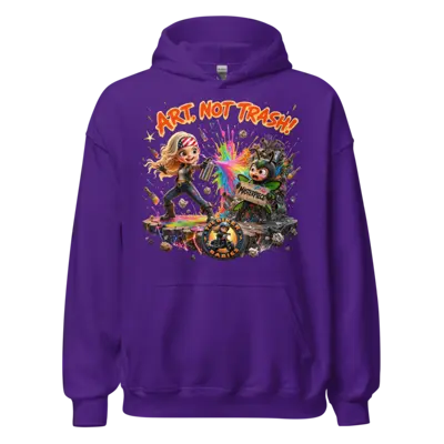 Art Not Trash Hoodie