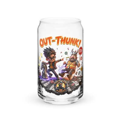 Out Thunk 16oz Can Glass