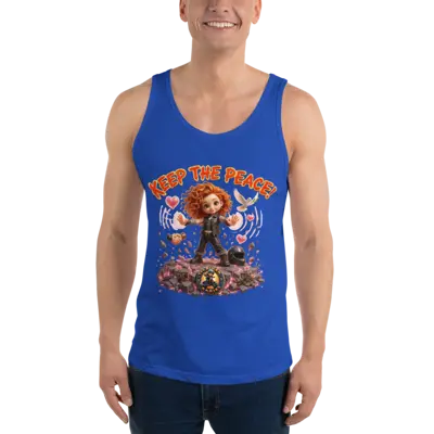 Cinnamon Keep The Peace Vest Tank