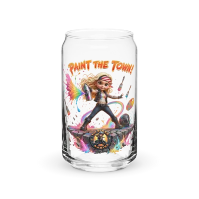 Cassidy Paint The Town 16oz Can Glass