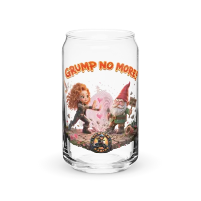 Grump No More 16oz Can Glass
