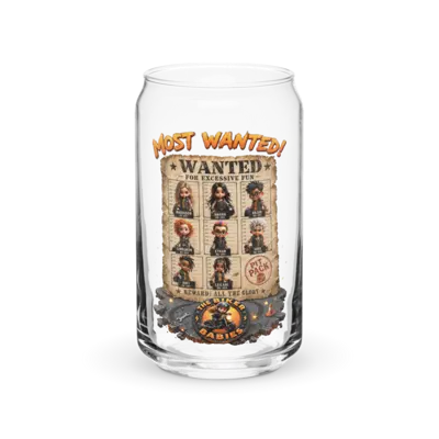 Mostwanted 16oz Can Glass