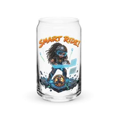 Zeya Smart Ride 16oz Can Glass