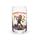 Ethan Always A Laugh 16oz Can Glass