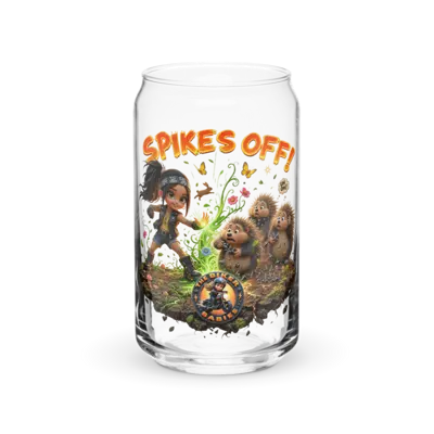 Spikes Off 16oz Can Glass