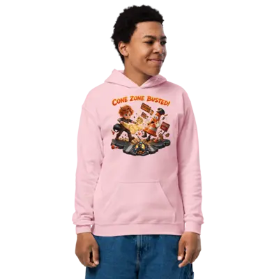 Cone Zone Busted Kids Hoodie